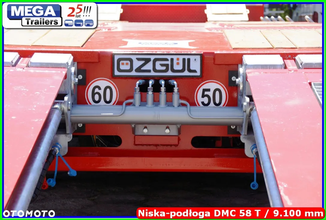 Mega Niskopodwozie 3 osie, 58 T DMC, dł. 910 cm, oś skrętna !!! - 36
