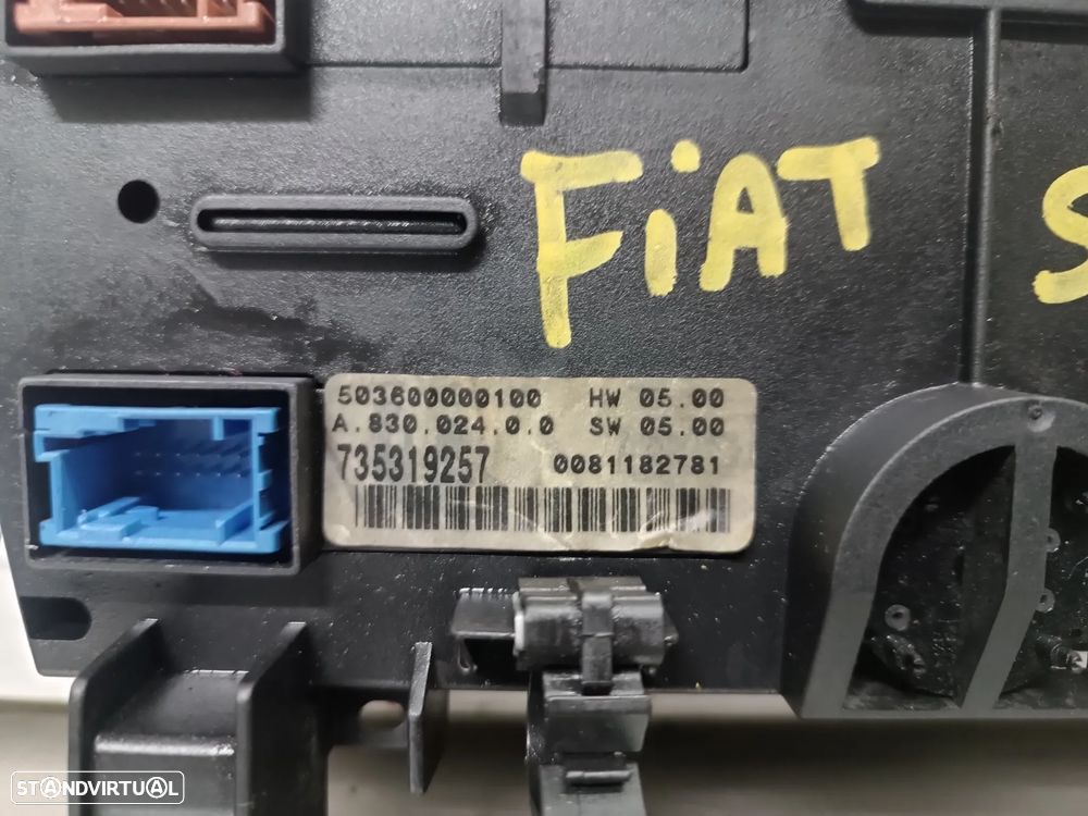 COMANDO / REGULADOR SOFAGEM / AC FIAT STILO REF. 735319257 - 3