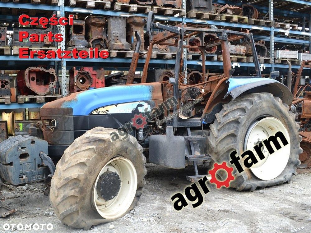 New Holland TM155 części, skrzynia biegów, silnik - 1