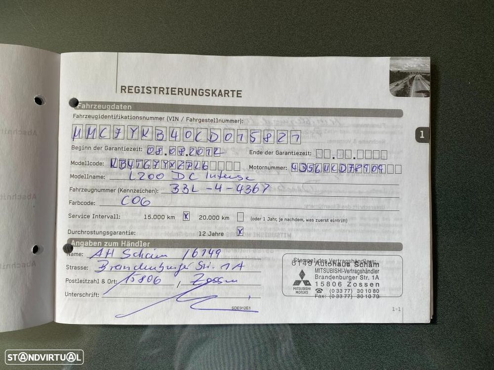 Mitsubishi L200 Pick Up 4x4 Auto DPF Intense Cabine Dupla - 32