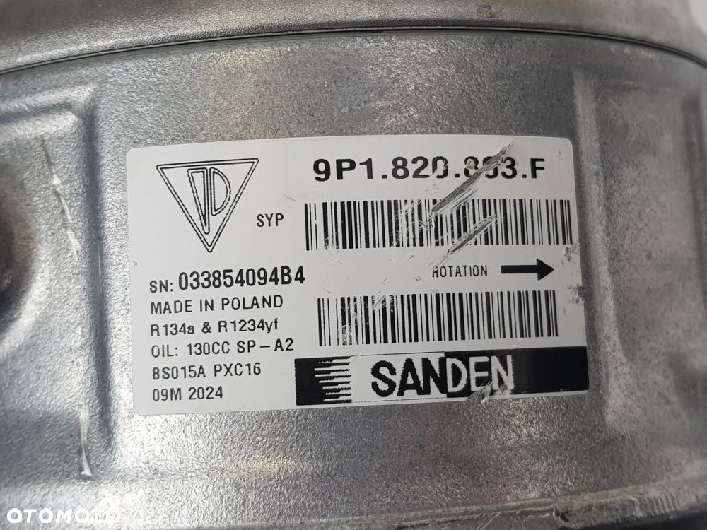 Kompresor Sprężarka klimatyzacji Porsche Cayman 982 718 9P1820803F - 9