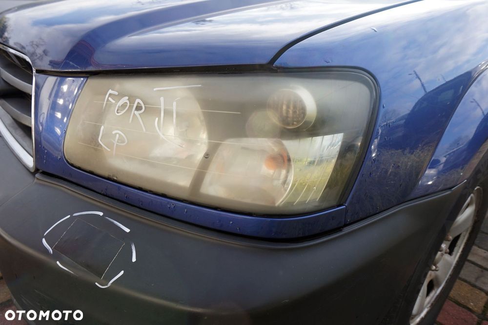 MASKA ZDERZAK BŁOTNIKI LAMPY FORESTER II SG 2J2  SUBARU 2002-2006 NIEBIESKI PRZÓD KOMPLETNY - 25