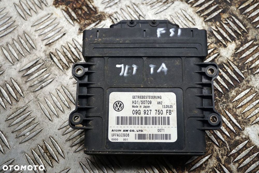 STEROWNIK SKRZYNI BIEGÓW JETTA V 2.0 FSI 09G927750FB VOLKSWAGEN 2005-2011 - 1
