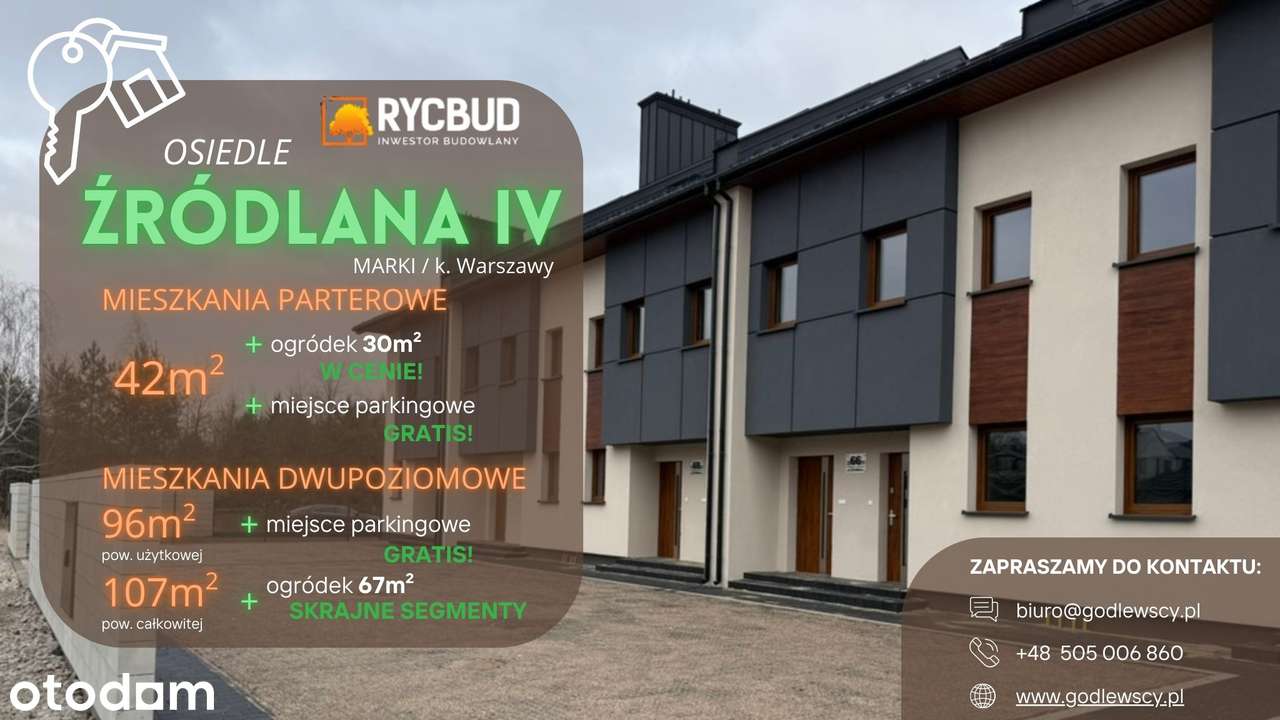 Luksusowa przestrzeń – 96 m² światła, jakości! 67m2 ogródka!