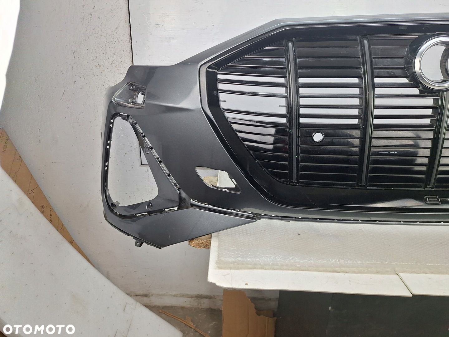 ZDERZAK AUDI -E-TRON 4K 4KE S-LINE ORYGINAŁ OE ASO GRILL NAKŁADKA SPOJLER - 3