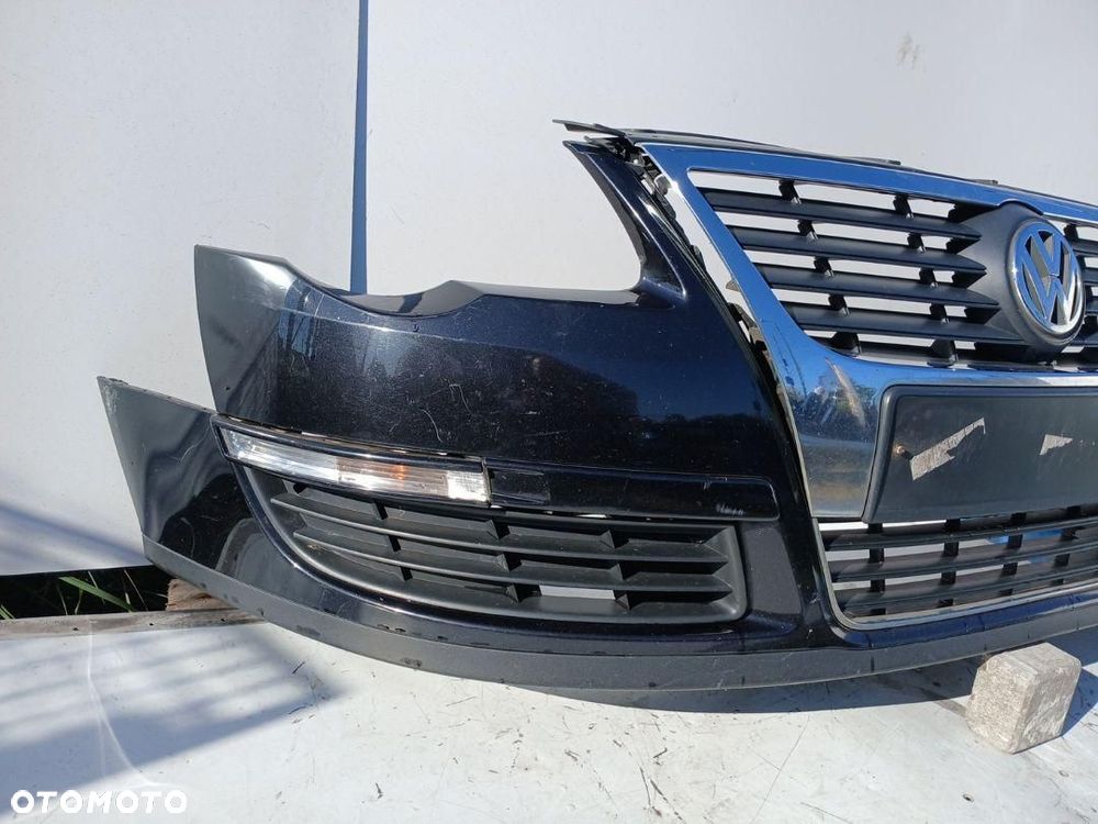 ZDERZAK PRZÓD PRZEDNI CZARNY VOLKSWAGEN PASSAT B6 3C0807221C - 4