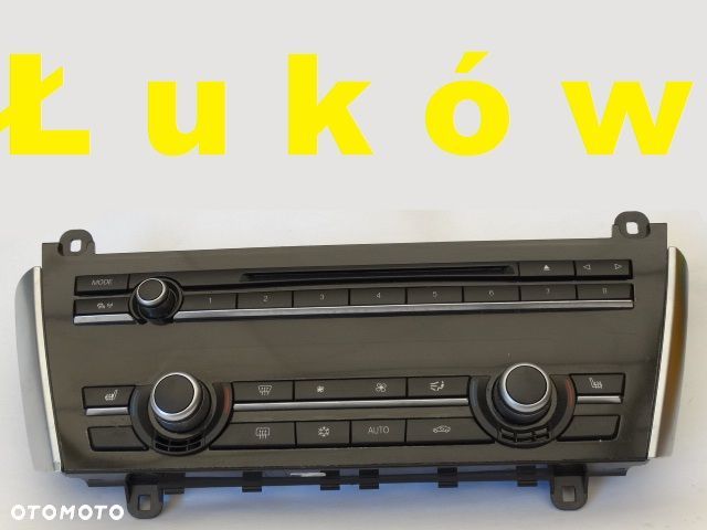 BMW F01 F07 F10 Panel Radio Klima 9249760 - 1