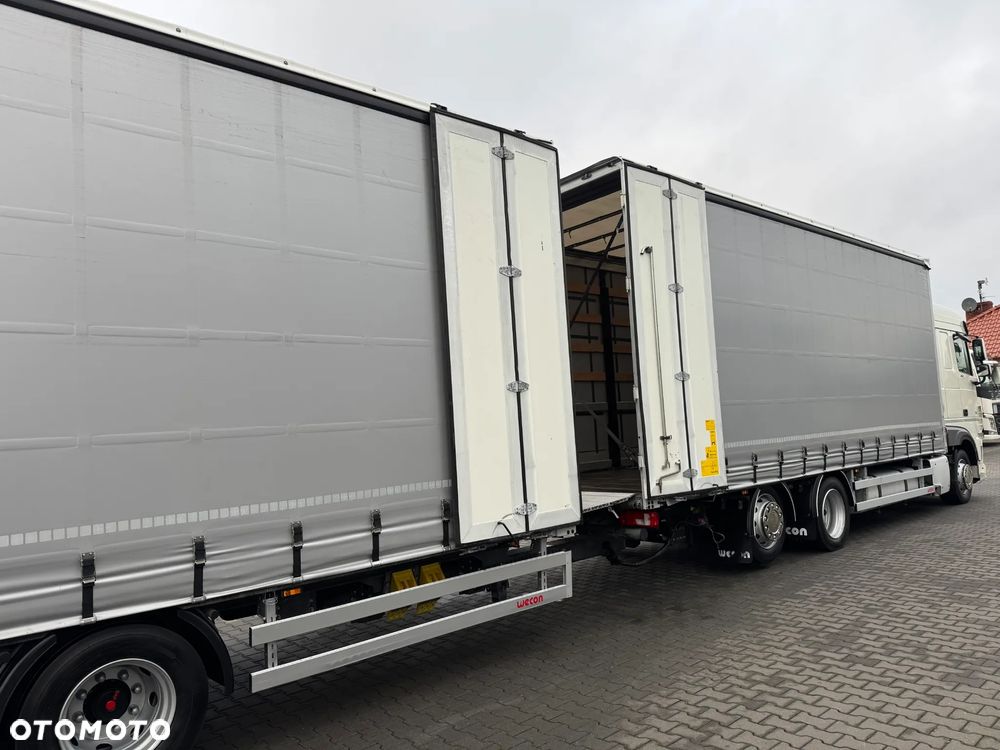 DAF XF480 6x2 + WECON - ZESTAW TANDEM PRZEJAZDOWY 7,7+7,7 - 15