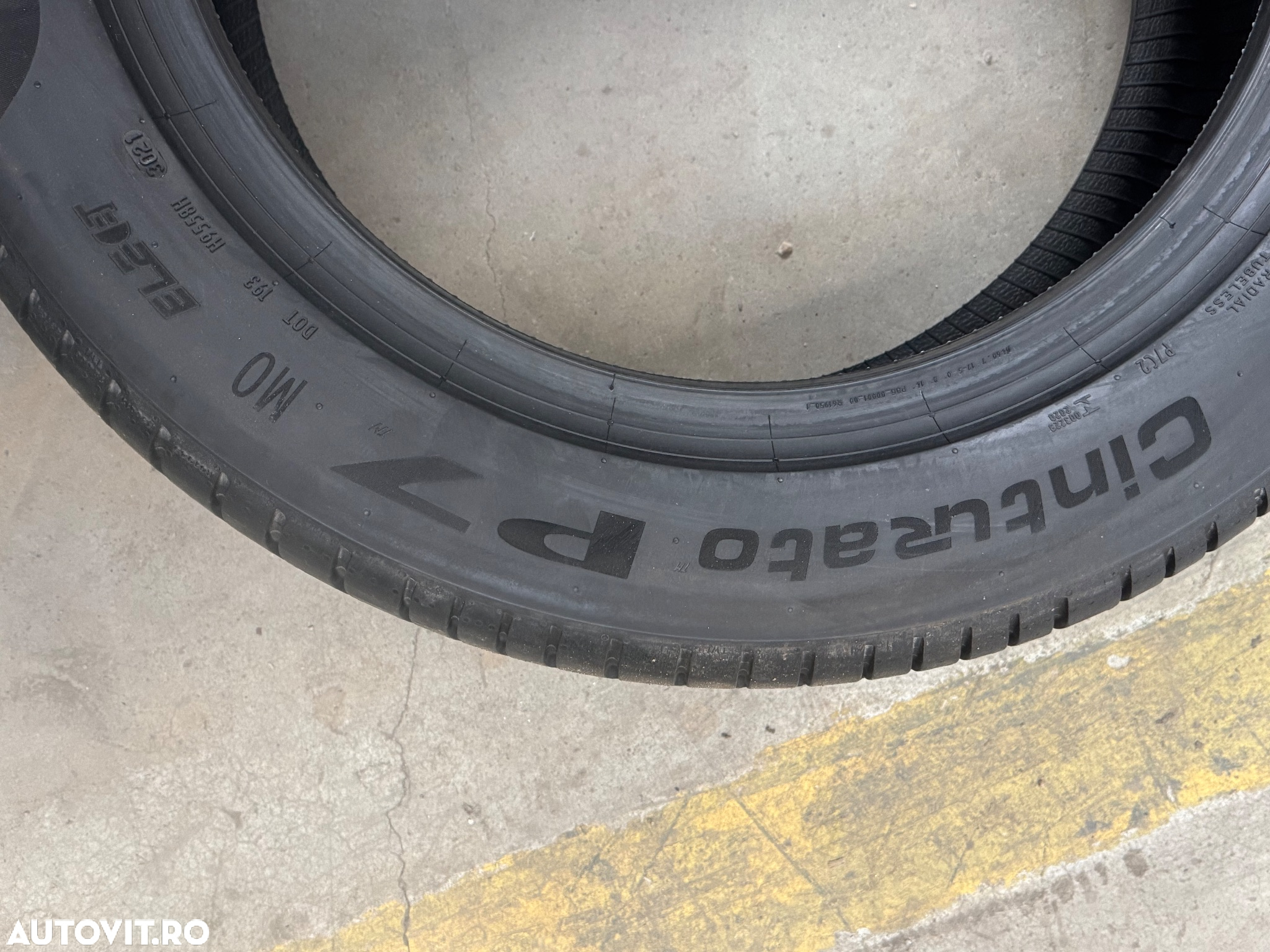 Vând 4 anvelope 235/55/18 Pirelli de vară noi - 7