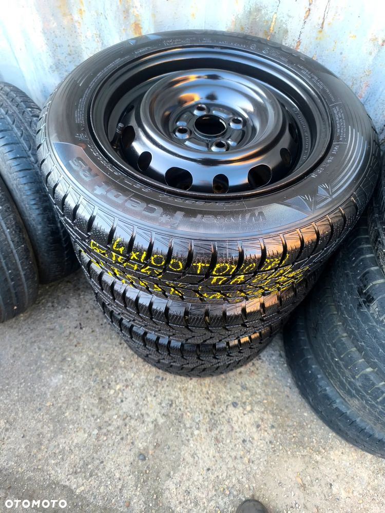4x100 Felgi Stalowe Stal 14 Koła Zimowe Zima HYUNDAI I10 GETZ ACCENT KIA RIO PICANTO MAZDA 323 DEMIO 2 SUZUKI BALENO TOYOTA YARIS COROLLA Legnica ALU-RAD 175/65 6,5mm - 2