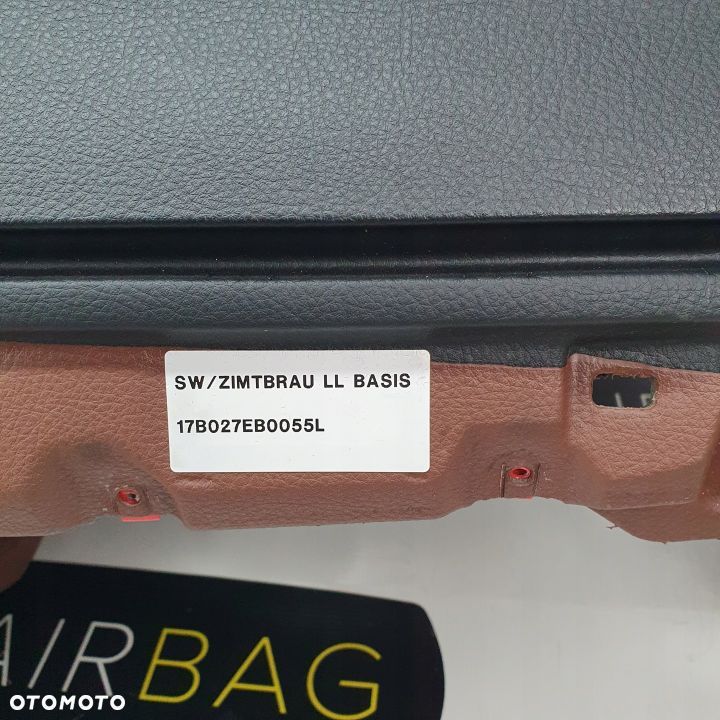 BMW F10 F11 DESKA ROZDZIELCZA KONSOLA KOKPIT PULPIT PODUSZKI AIRBAG AIR BAG PASY KIT SET - 6