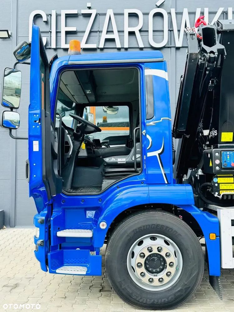 MAN MAN TGM TGL TGS 18.250 E6 // orginał. przebieg 107tys km // 4x2 // żuraw HMF 1420 K2 HDS dzwig kran crane - 22