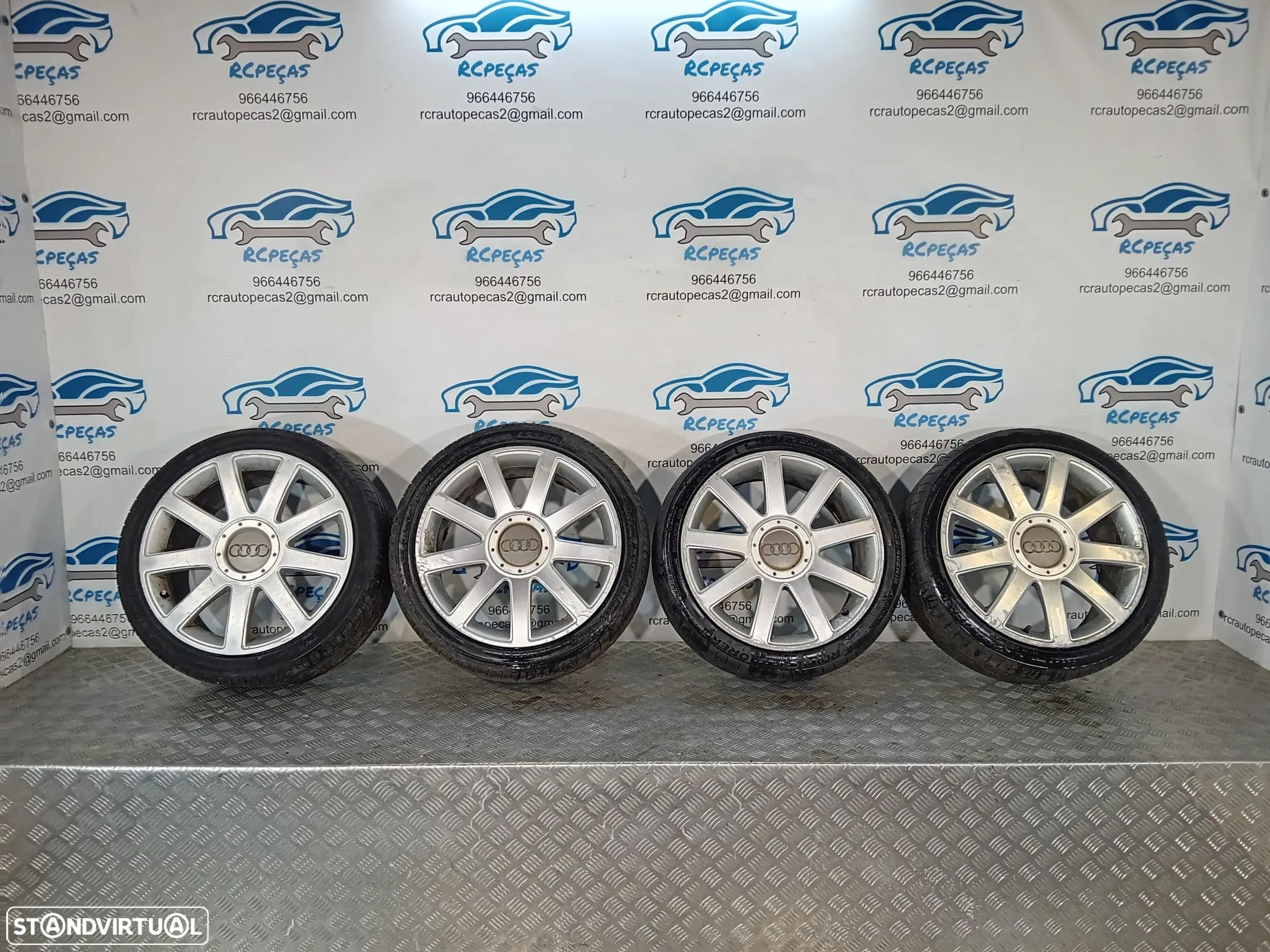 Conjunto Jantes 18 Originais Audi S-line 8J ET43 5x112 4E0601025AB - 1