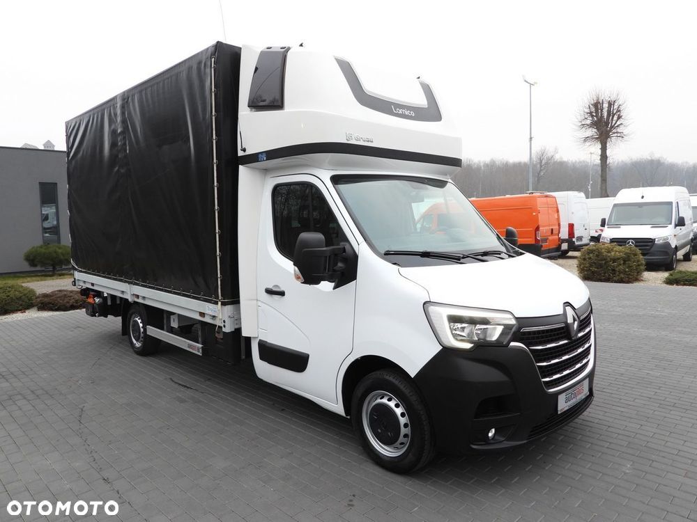 Renault MASTER PLANDEKA WINDA 9 PALET WEBASTO TEMPOMAT LEDY PNEUMATYKA KLIMATYZACJA  165KM - 5