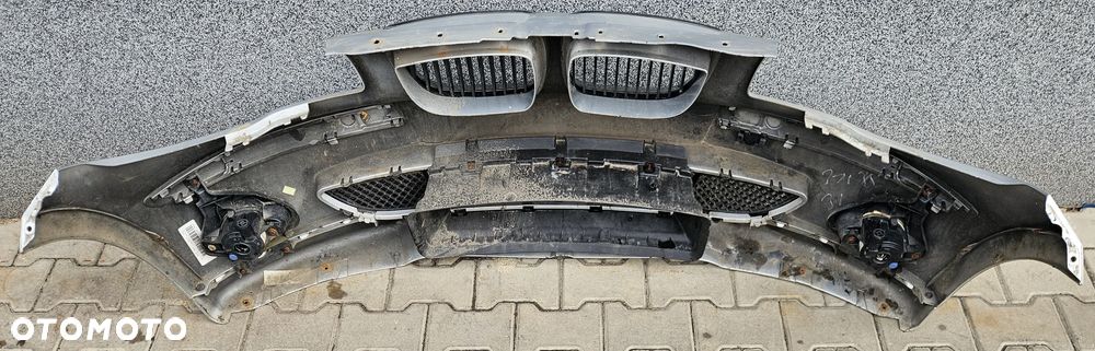 BMW 1 I E87 zderzak przód przedni grill  titansilber - 6