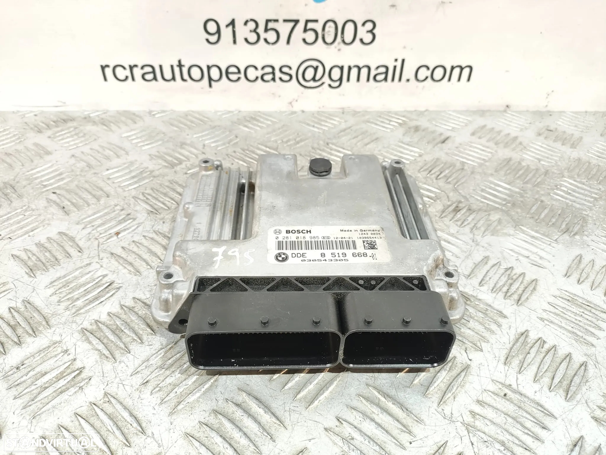 Centralina ECU Motor Bosch / BMW - 8519668 | 0281018985 - N47D20C E91 - 2