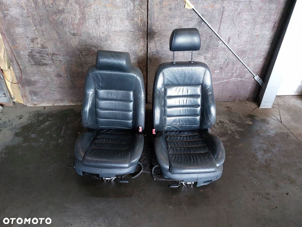 FOTEL LEWY PRZÓD + PRAWY PRZÓD AUDI A6 C5 SKÓRA - 1