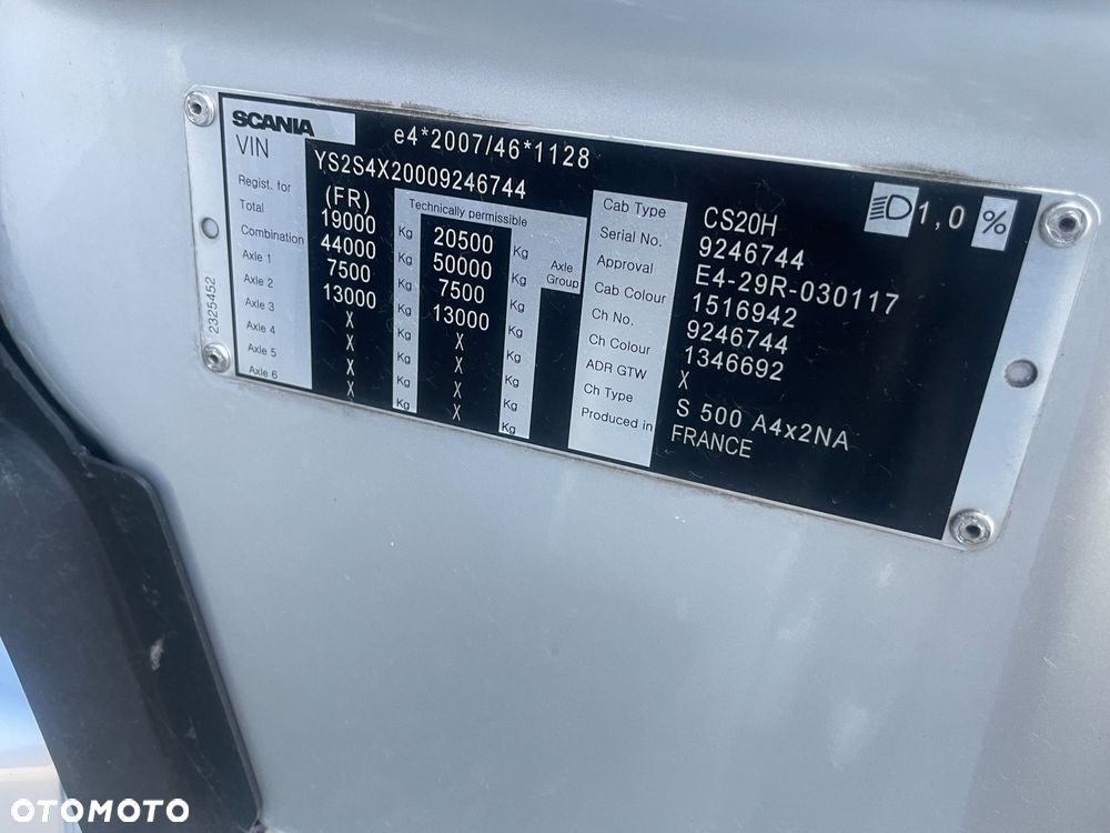 Scania S 500 4 Poduszki tył - 36