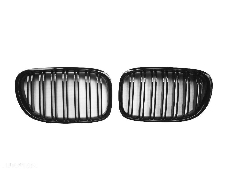 Grile Duble BMW F01 F02 seria7 (2008-2013) NEGRE LUCIOS  CALITATE PREMIUM ⭐️⭐️⭐️⭐️⭐️ - 6