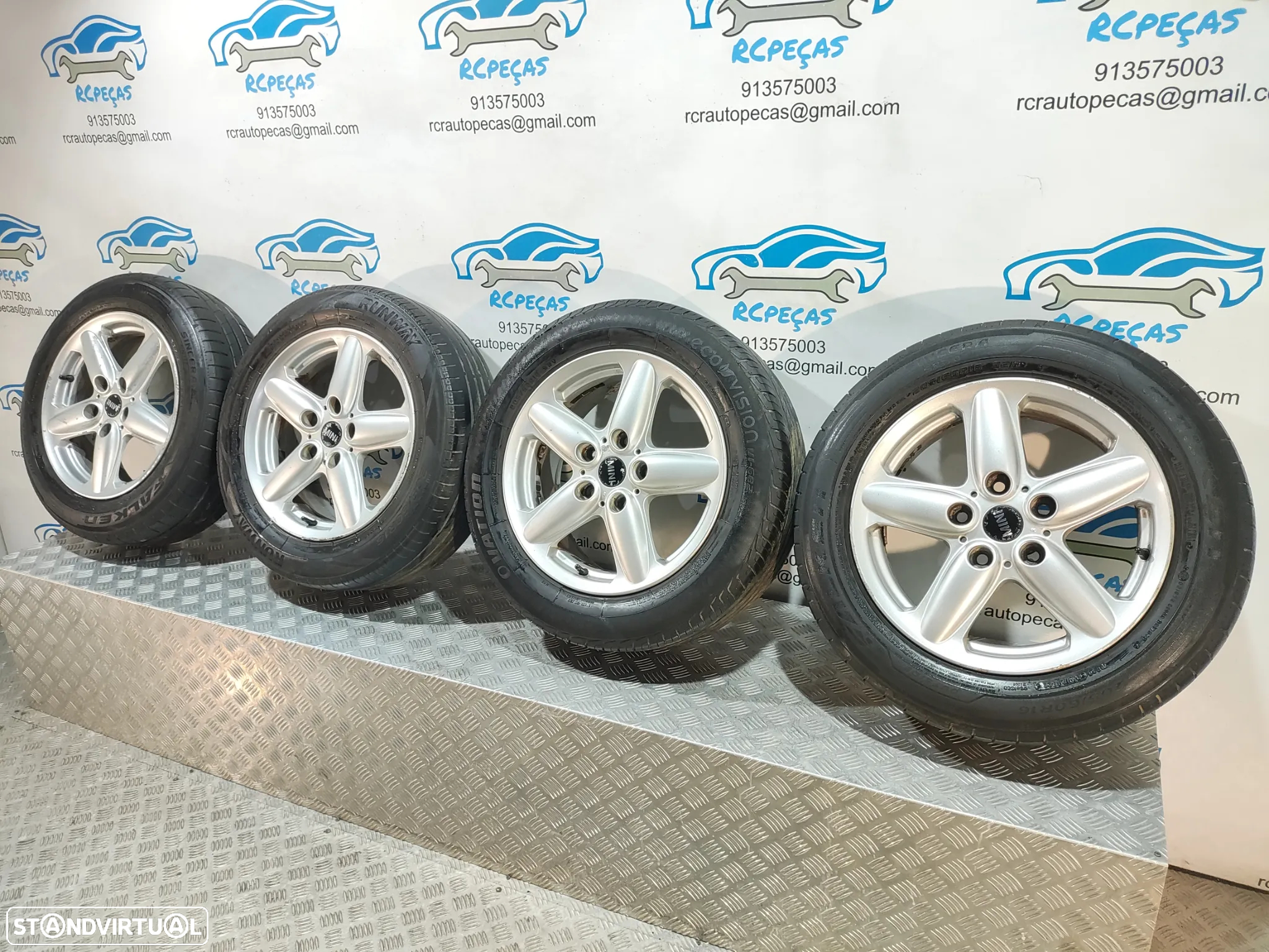 JANTES ORIGINAIS MINI COOPER R60 COUNTRYMAN 16 POLEGADAS 6,5J ET46 5X120 - 8