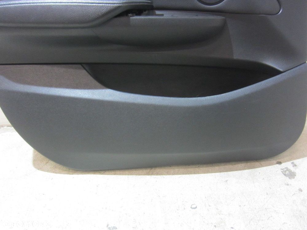 BMW X3 F25 BOCZEK CZARNY  DRZWI SKÓRA NEVADA LEWY PRZÓD 51417394527 7279855 - 9