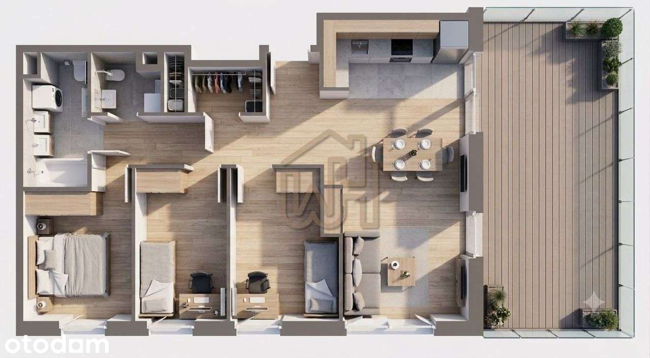 Mieszkanie, 75,67 m², Warszawa