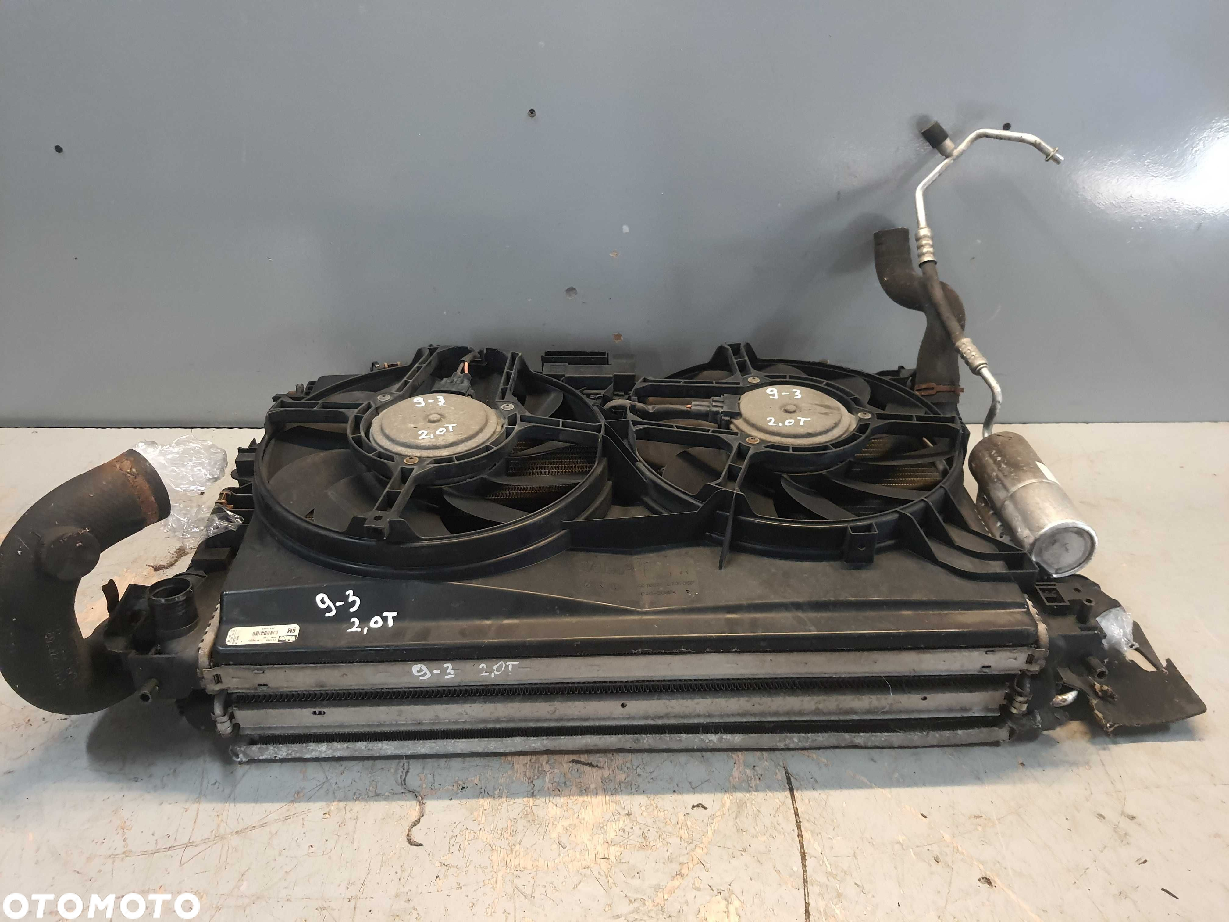 200F Komplet chłodnic Manual Wentylator Saab 9-3 II 2.0T - 4