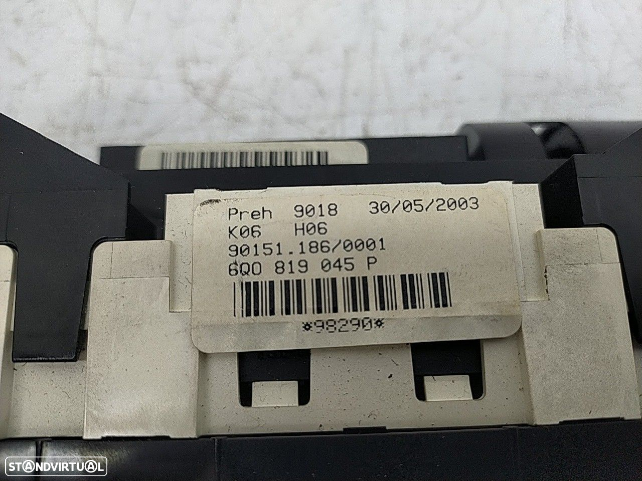 Comando Chauffage Volkswagen Polo (9N_) - 3