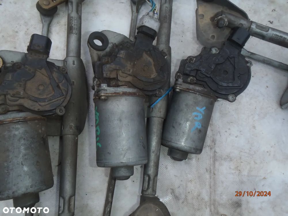 mechanizm ramiona cięgna cięgno trzpień frez wycieraczek silniczek Mechanizm ramiona toyota yaris I fr japan  ORYGINAL JAK NOWY nie wypracowane - 10