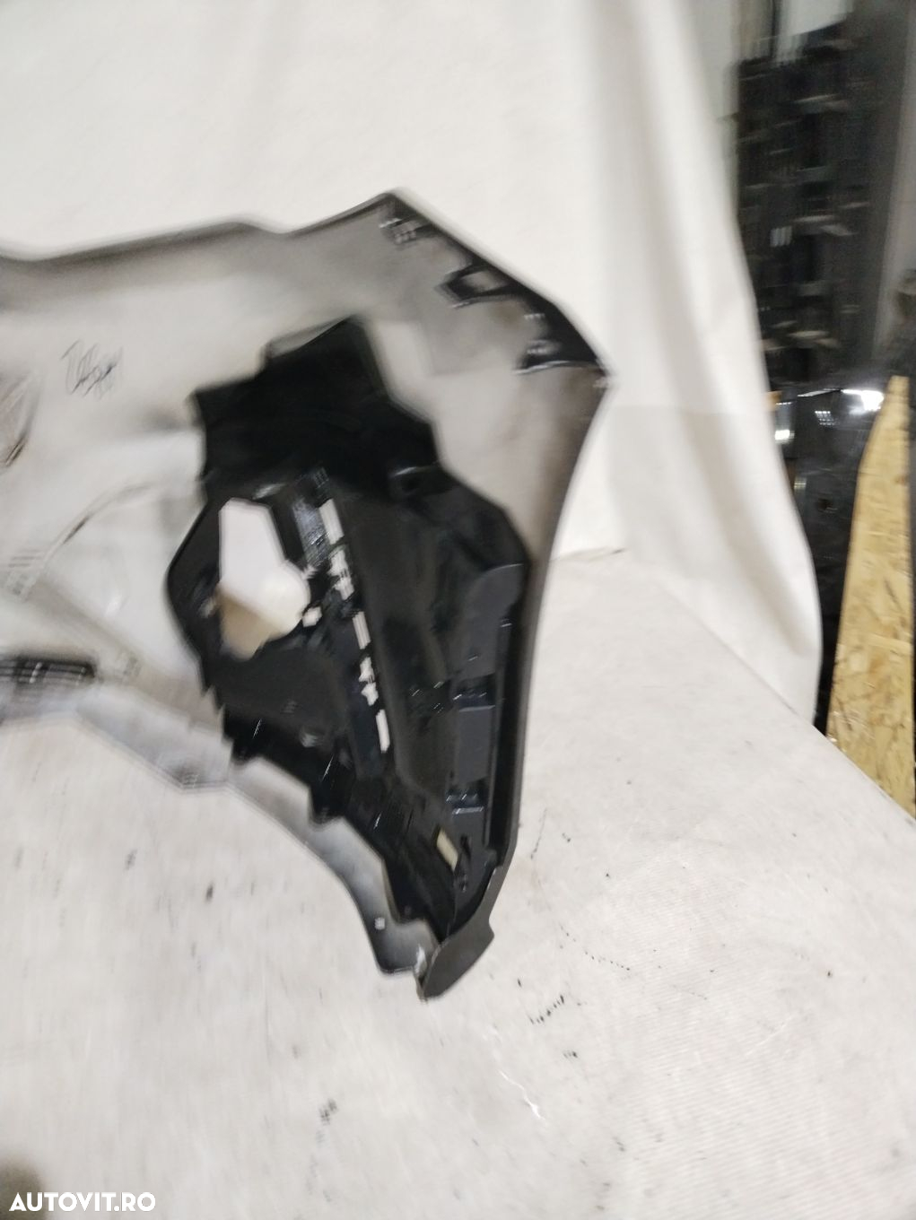 Bara fata Ford Focus 4, ST-Line, 2018, 2019, 2020, 2021, cod origine OE JX7B-17757-S, cu gauri pentru spalatori faruri si senzori de parcare (6). - 6