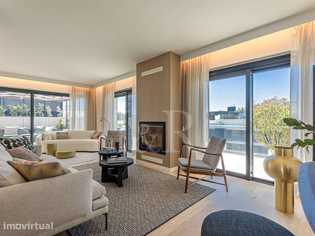 Penthouse duplex T4 com piscina e terraço na Praça de Espanha, Lisboa - Grande imagem: 3/120