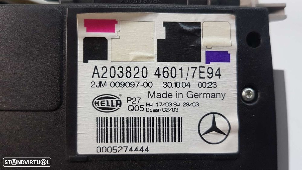 LUZ INTERIOR MERCEDES CLASE C (W203) SPORTCOUPE C 200 CDI (LA) (203.707) - 2