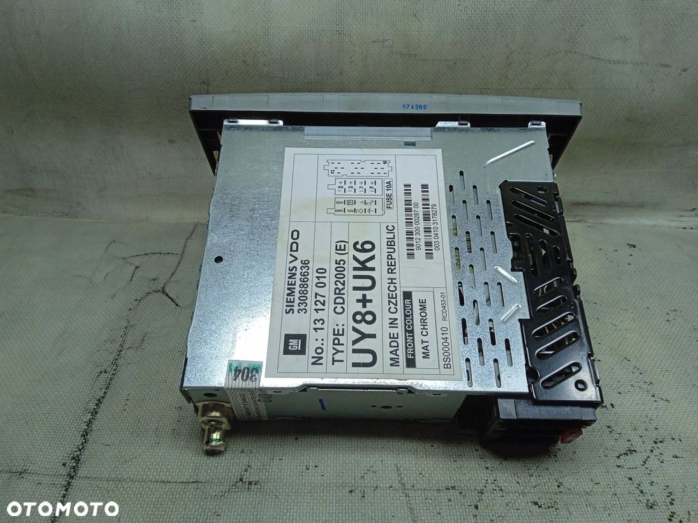 Radio Fabryczne Cd 13127010 Opel Meriva A - 4