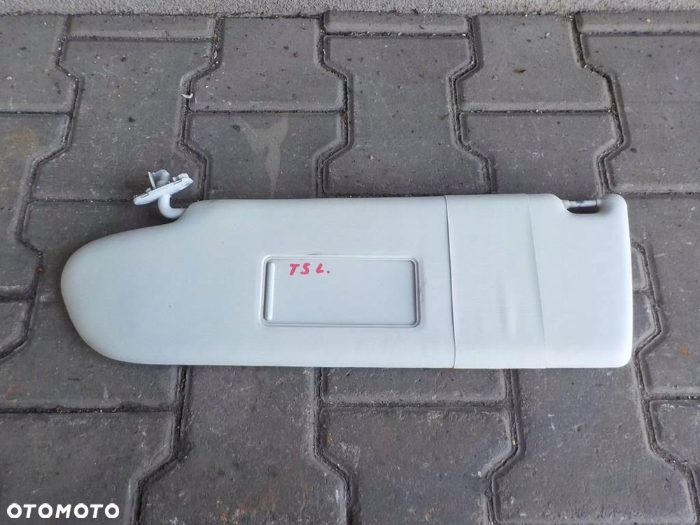 VW T5 SŁONECZNIK PRZYSŁONKA PRZECIWSŁONECZNA LEWA Z LUSTERKIEM