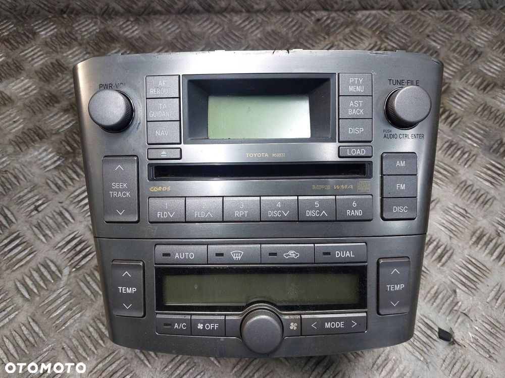 RADIO ODTWARZACZ + PANEL NAWIEWU + RAMKA + ZMIENIARKA AVENSIS T25 - 3