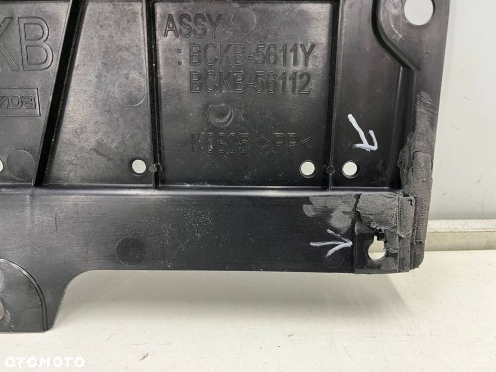 Osłona podwozia Mazda 3 IV BP 2019r.- osłona dolna płyta silnika pod zderzak oryginalna bckb-5611y - 6