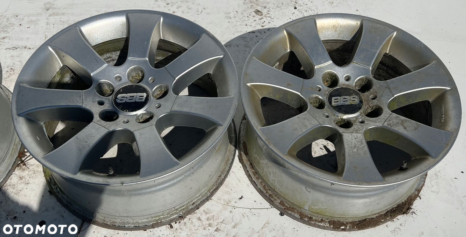 ALUFELGI FELGI ALUMINIOWE BBS 7" x 16" 5x120 KOMPLET - 3