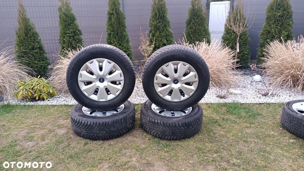 Jak nowe koła zimowe 16 5x108 Ford Kuga 2 itd 235/60/16 Kołpaki - 1
