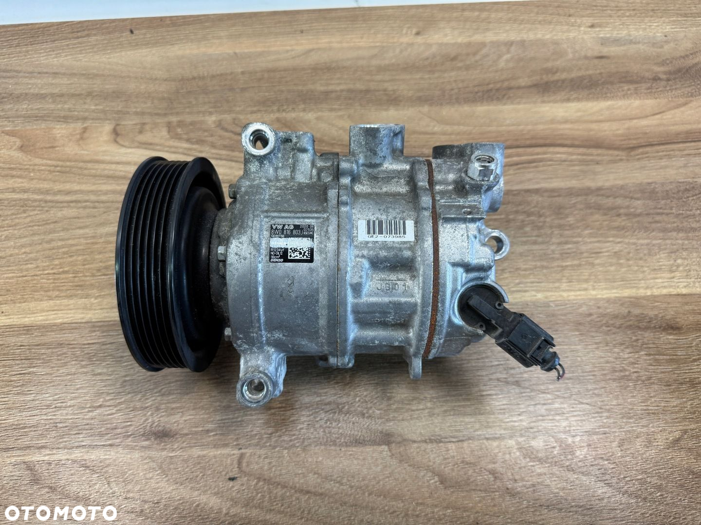 KOMPRESOR SPRĘŻARKA KLIMATYZACJI AUDI A4 B9 A5 F5 Q5 80A 8W0816803J - 3