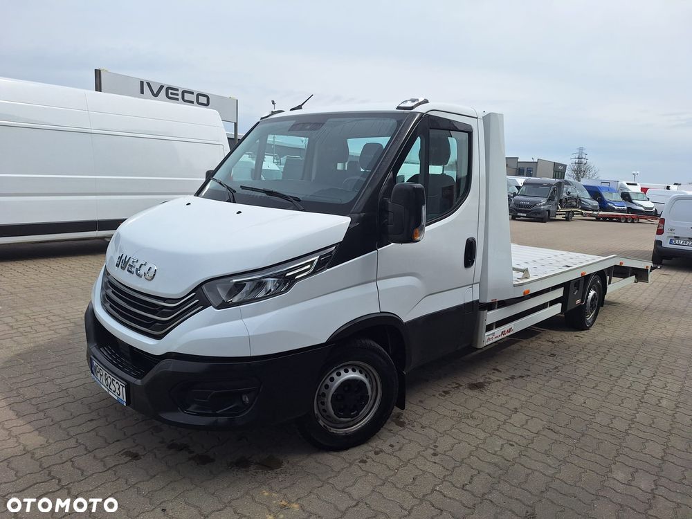 Iveco 35S18 Pomoc Drogowa Najazd Laweta Krajowy Ledy Nawigacja Poduszki Pomocnicze ! - 1