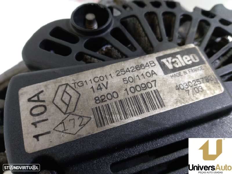 ALTERNADOR RENAULT MEGANE II 2003 -8200100907 - 4