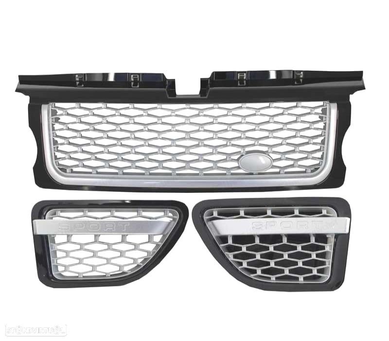 GRELHAS RANGE ROVER SPORT 05-08 CINZA LOOK AUTOBIOGRAPHY - 3