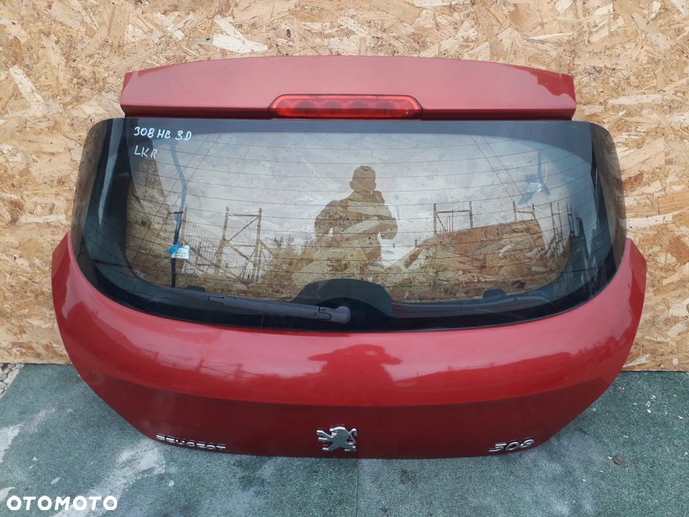 Klapa bagażnika Peugeot 308 3D lak LKR - 1