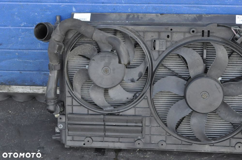 TIGUAN I 2.0 TDI KOMPLET CHŁODNIC WENTYLATOR 5N0121253M 1K0121207BC - 6