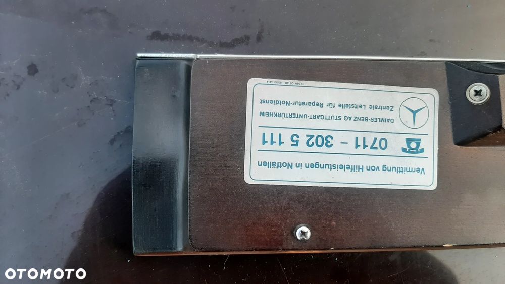 MERCEDES W108 SCHOWEK KONSOLI ORYGINALNY DREWNIANY - 7