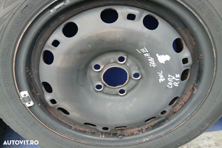 Jante tabla cu anvelope 15 - set 6C0601027B 6C0601027C  185/60 R15 6J - 5