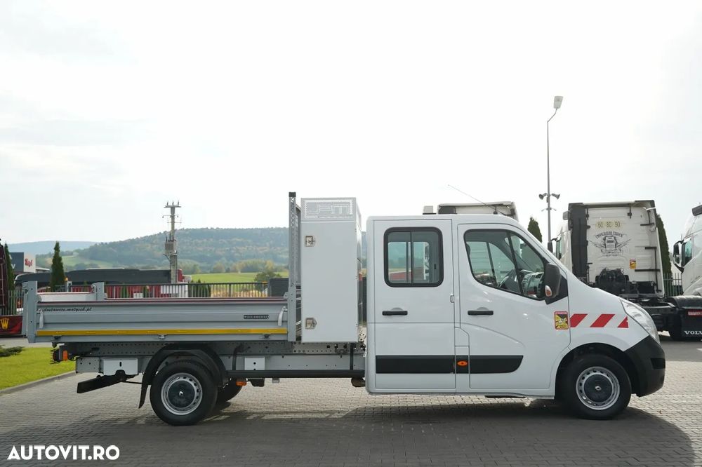 Renault MASTER / BASCULABILĂ - 2,8 m / CABINĂ DUBLĂ - 6 LOCURI / MANUALĂ / IMPORT - 18