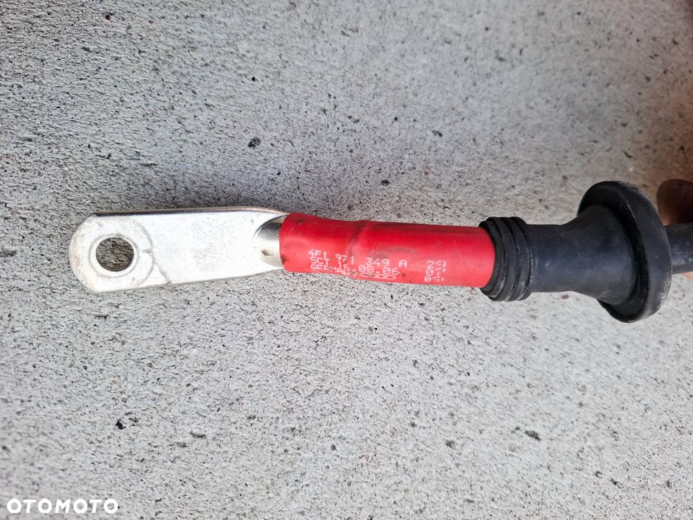 Wiązka Instalacja Rozrusznika Alternatora Akumulatora Kabel Plusowy Audi A6 C6 4F1971349A - 6