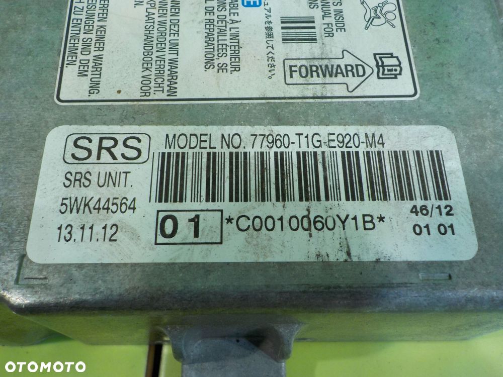 HONDA CRV IV 2.0 I-VTEC 13r 5D modul sensor AIRBAG 77960-T1G-E920-M4 - 2