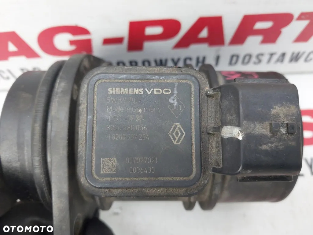 Przepływomierz 5WK97006 Renault Kangoo I Lift 1.5 DCI 2007r 8200280056 - 2